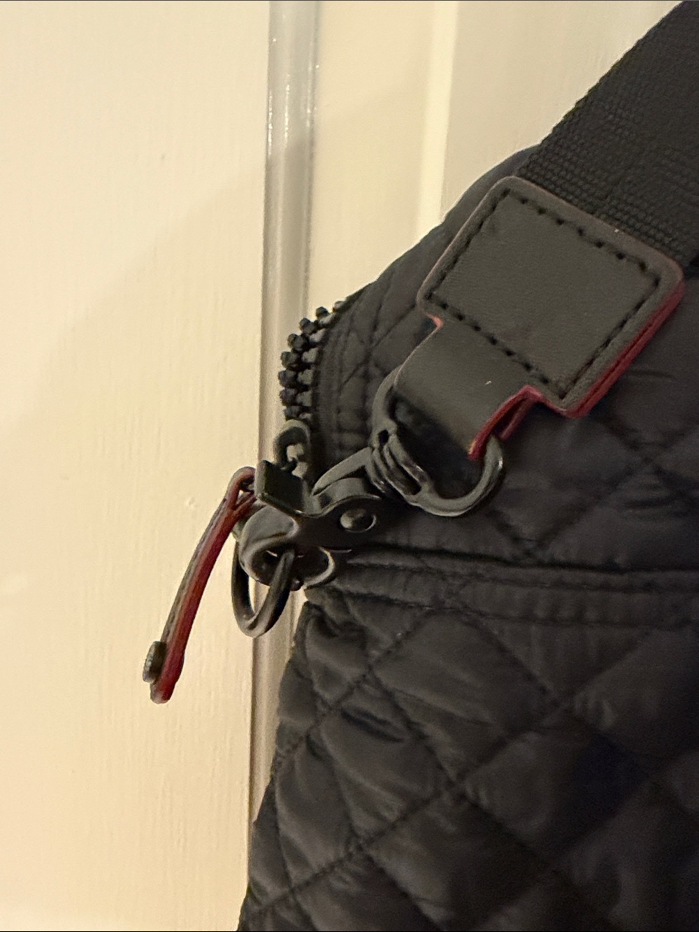 MZ Wallace Quilted Black Travel Weekender - Picture 3 of 13